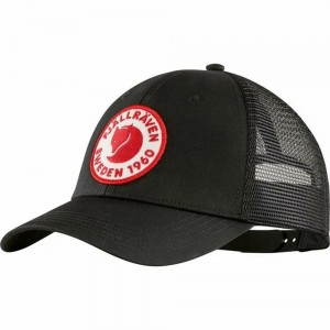 Fjallraven Kanken 1960 Logo Men Hats Black | VETFMHB-28