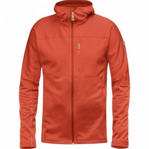 Fjallraven Kanken Abisko Men Fleece Orange | BYXURVN-48