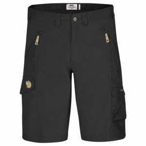 Fjallraven Kanken Abisko Men Shorts Black | YPDBKET-45