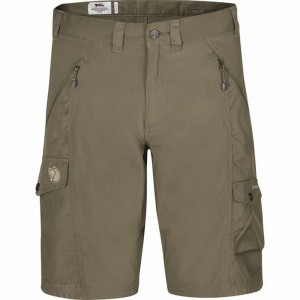 Fjallraven Kanken Abisko Men Shorts Brown | VPSCOYZ-03