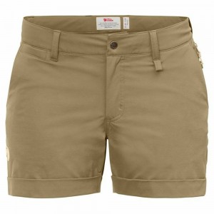 Fjallraven Kanken Abisko Women Shorts Brown | PLMQBGU-41