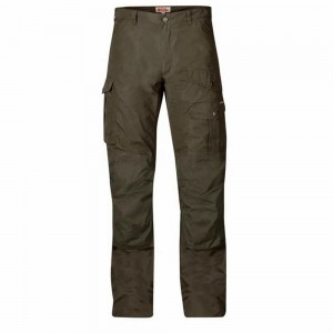 Fjallraven Kanken Barents Pro Men Hiking Pants Dark Olive | QUDALVT-85