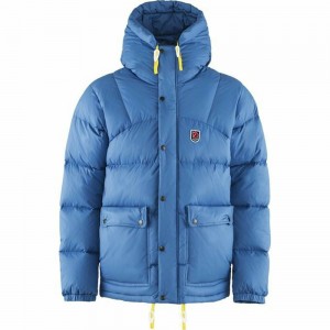 Fjallraven Kanken Expedition Men Down Jackets Blue | KIJVQZD-75