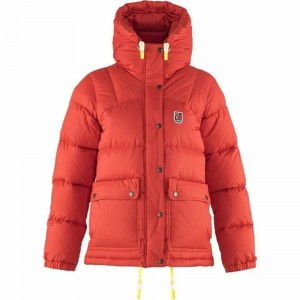 Fjallraven Kanken Expedition Women Down Jackets Red | CRMVTEN-26