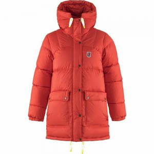 Fjallraven Kanken Expedition Women Down Jackets Red | GWDFVJI-49