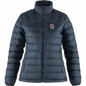 Fjallraven Kanken Expedition Women Down Jackets Navy | RBAJKQZ-70