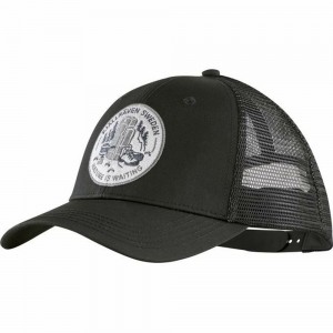 Fjallraven Kanken Fikapaus Men Hats Black | RXEWLSM-65