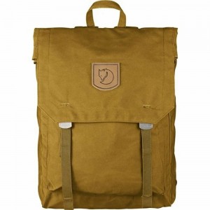 Fjallraven Kanken Foldsack No. 1 Men Backpack Yellow | HDUBWPC-28