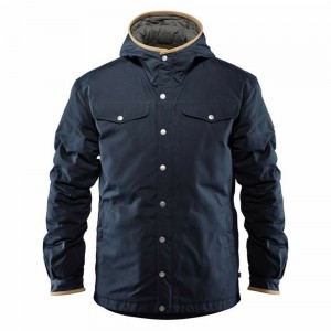 Fjallraven Kanken Greenland Men Down Jackets Navy | LXSWRYN-60