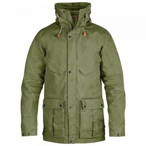 Fjallraven Kanken Greenland Men Hunting Jacket Green | NEUQRSZ-42