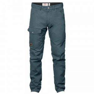 Fjallraven Kanken Greenland Men Outdoor Pants Navy | LQKHVCN-50