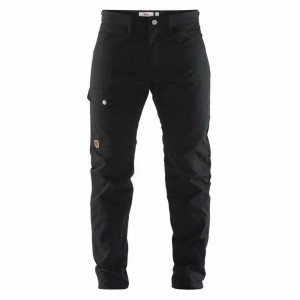 Fjallraven Kanken Greenland Men Outdoor Pants Black | DPCBFXI-89