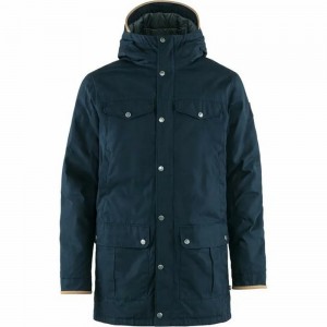 Fjallraven Kanken Greenland No. 1 Men Parka Blue | OZYUSLI-06