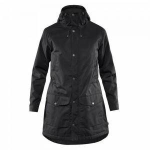 Fjallraven Kanken Greenland Women Parka Black | KOSIPLR-78