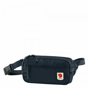 Fjallraven Kanken High Coast Men Waist Bag Navy | IQZHRVY-39