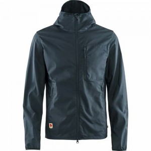 Fjallraven Kanken High Coast Men Wind Jacket Navy | UGQYONX-91