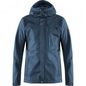 Fjallraven Kanken Kaipak Men Trekking Jacket Blue | YBQMRTN-23