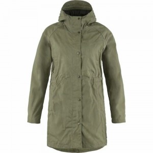 Fjallraven Kanken Karla Women Winter Jacket Green | WZBFMJV-37