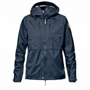 Fjallraven Kanken Keb Eco Women Shell Jackets Navy | MIRBOPT-89