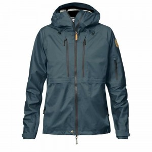 Fjallraven Kanken Keb Eco Women Shell Jackets Blue | ZHPQCAE-32