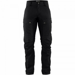 Fjallraven Kanken Keb Men Hiking Pants Black | AQCZJXN-84