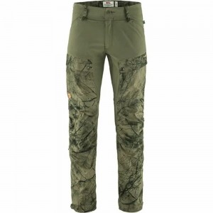 Fjallraven Kanken Keb Men Hiking Pants Green | JPGCFIZ-73