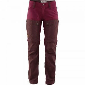 Fjallraven Kanken Keb Women Hiking Pants Red | OYWXQZU-60