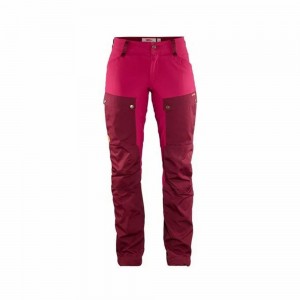 Fjallraven Kanken Keb Women Hiking Pants Red | GTBWIMX-21