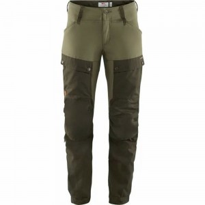 Fjallraven Kanken Keb Women Hiking Pants Green | VMYARSQ-37