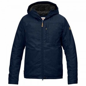 Fjallraven Kanken Kiruna Men Winter Jacket Navy | ALNTKVO-46