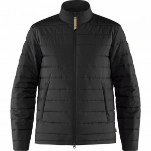 Fjallraven Kanken Kiruna Men Winter Jacket Black | MBSCNHO-97