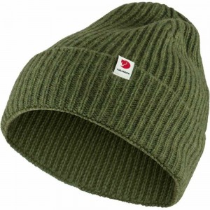 Fjallraven Kanken Logo Women Beanie Green | FVSAXGM-16