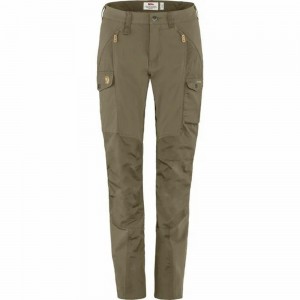 Fjallraven Kanken Nikka Women Hiking Pants Light Olive | RFCMJVP-24