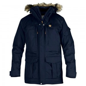 Fjallraven Kanken Nuuk Men Parka Navy | NABHJSK-31