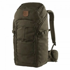 Fjallraven Kanken Singi 28 Men Trekking Backpack Dark Olive | HSACDNV-96