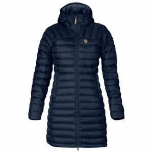 Fjallraven Kanken Snow Flake Women Parka Navy | PYTAGIE-49