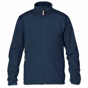 Fjallraven Kanken Sten Men Fleece Navy | FXBUJYR-04