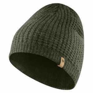 Fjallraven Kanken Structure Men Beanie Green | JVGNYFM-97