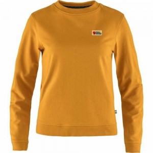 Fjallraven Kanken Vardag Women Sweater Yellow | TJPFRHU-40