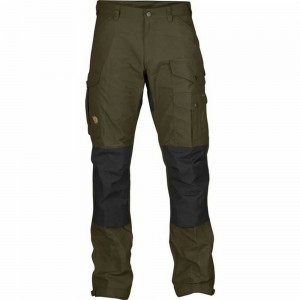 Fjallraven Kanken Vidda Pro Men Hiking Pants Dark Olive | FJRIAMU-03