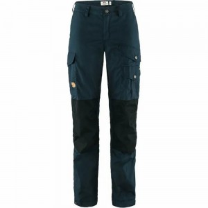 Fjallraven Kanken Vidda Pro Women Hiking Pants Navy Black | CMSHPXJ-54