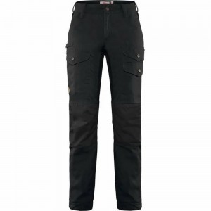 Fjallraven Kanken Vidda Pro Women Hiking Pants Black | GTUIWVQ-34