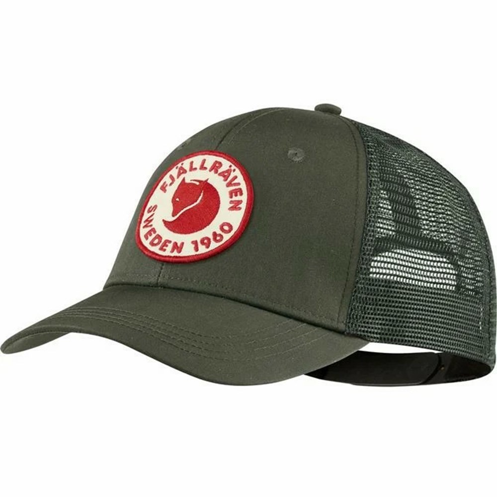 Fjallraven Kanken 1960 Logo Women Hats Light Green | IULJNQT-52