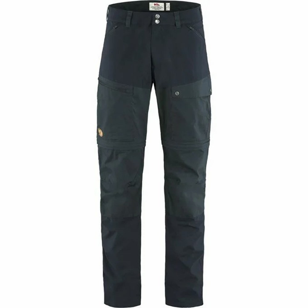 Fjallraven Kanken Abisko Men Outdoor Pants Dark Navy | JULHRKX-19