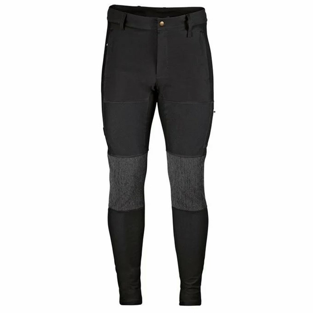 Fjallraven Kanken Abisko Men Trekking Tights Black | GANLOHK-87