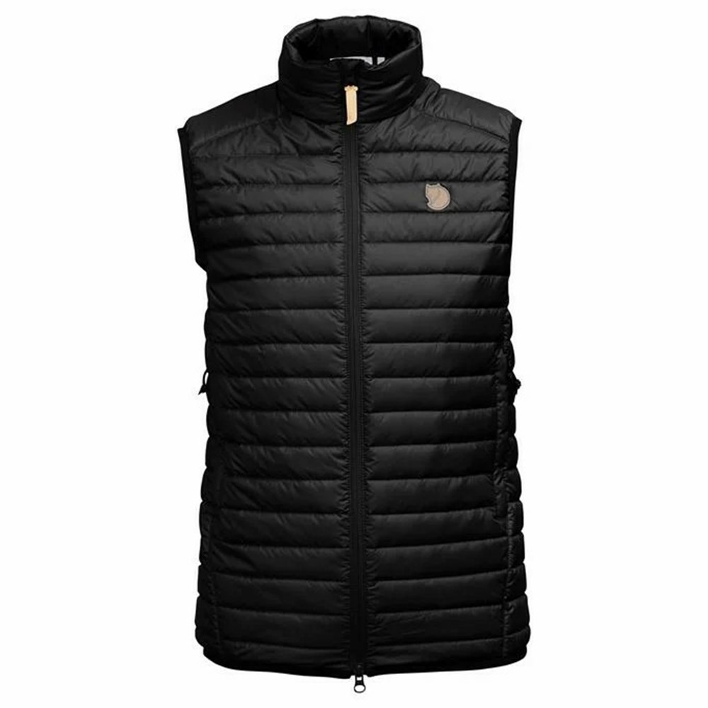 Fjallraven Kanken Abisko Women Vest Black | XZFAWUO-63