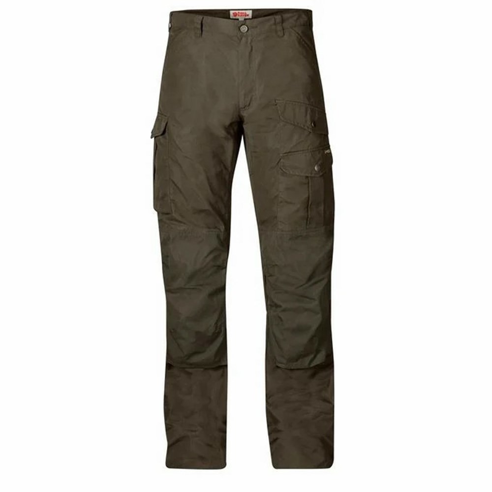 Fjallraven Kanken Barents Pro Men Hiking Pants Dark Olive | QUDALVT-85