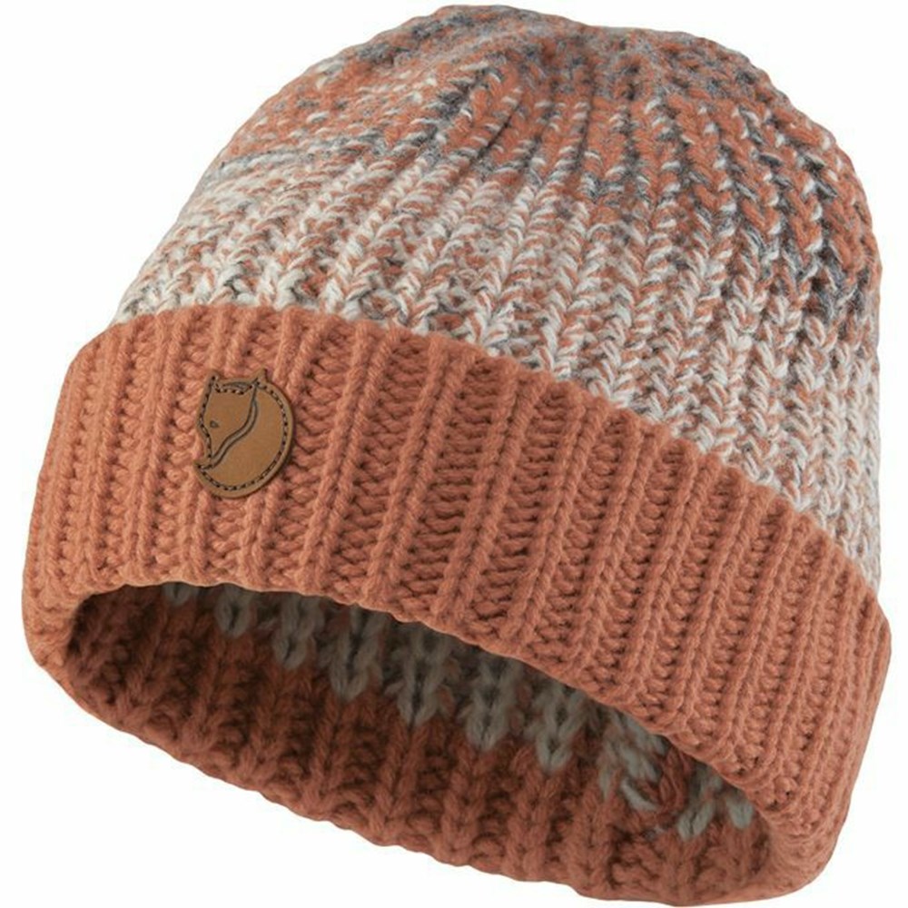 Fjallraven Kanken Chunky Men Beanie Pink | ZMHULPW-64