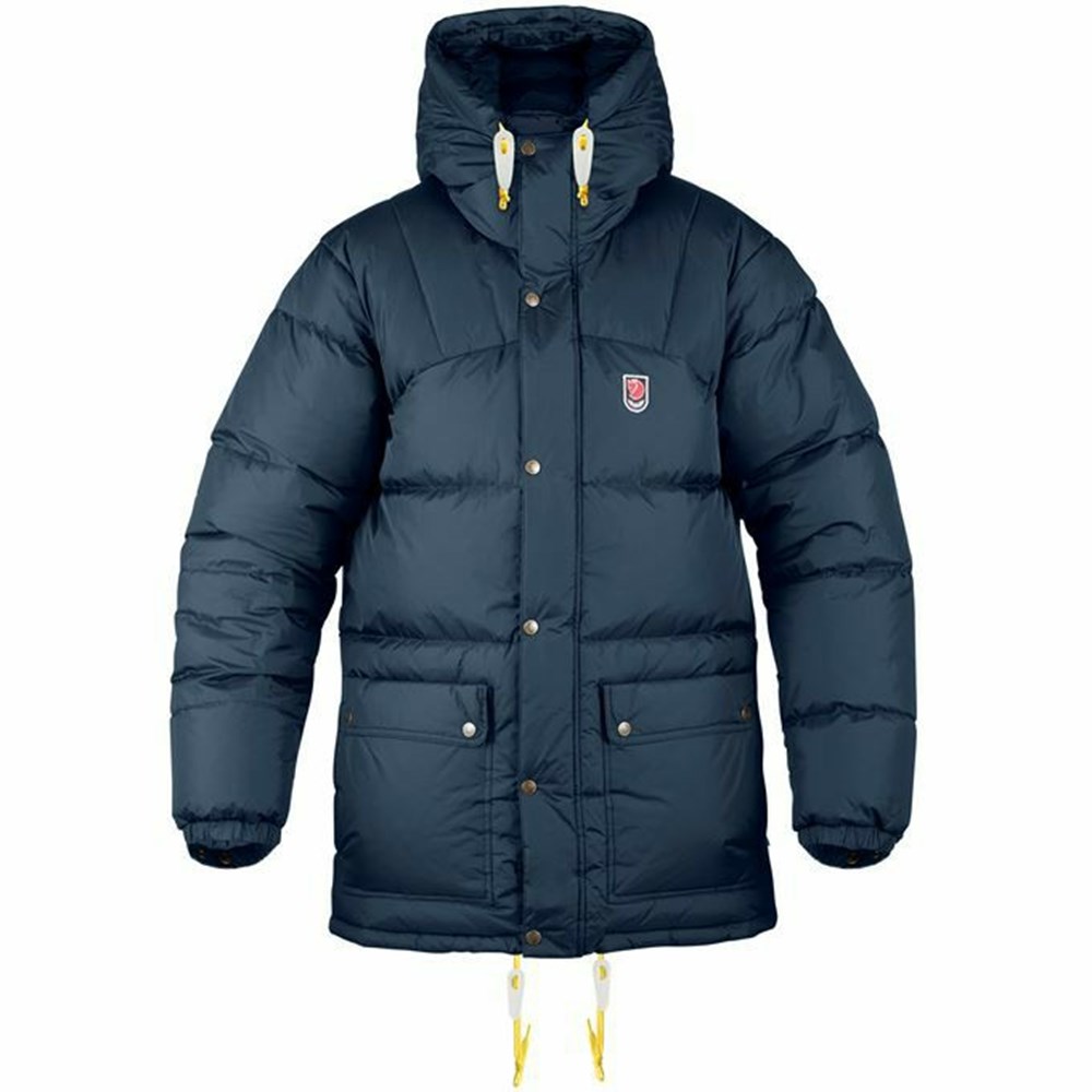 Fjallraven Kanken Expedition Men Down Jackets Navy | WYLEUZO-74