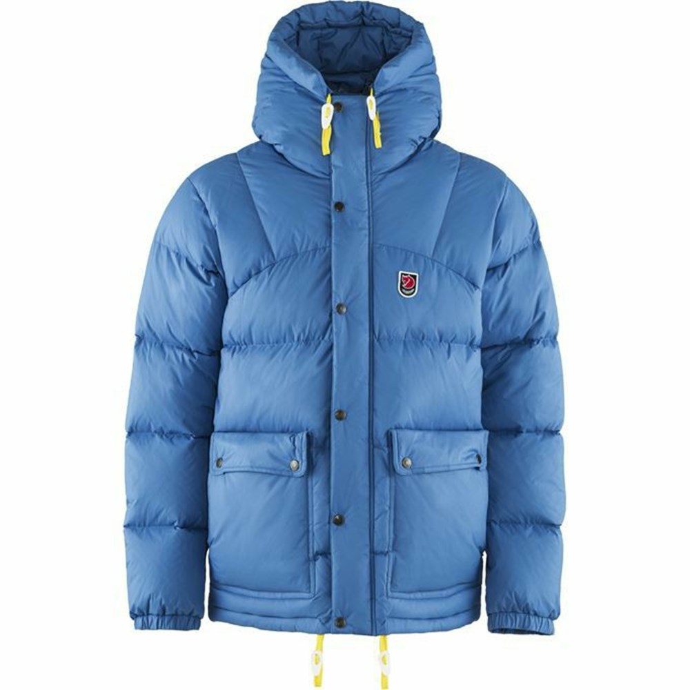 Fjallraven Kanken Expedition Men Down Jackets Blue | KIJVQZD-75